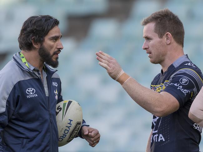 Thurston is handing the crown to Michael Morgan. Picture: AAP