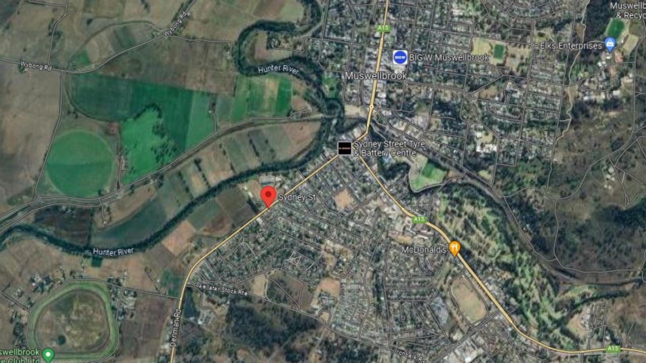 Homicide detectives are investigating the death of a woman in Muswellbrook in NSW after she was found dead on Monday night. Picture: Google Maps