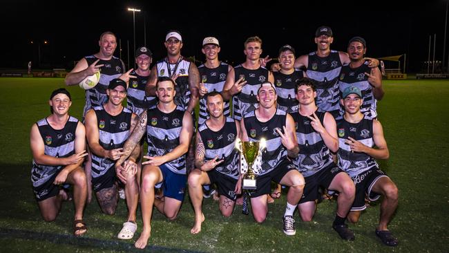 The 2024 NT Touch Football Titles winners men's open winners Inferno Magpies. Picture: Patch Clapp
