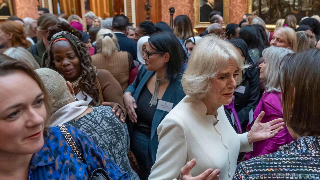 Ngozi Fulani attended a reception held by Queen Consort Camilla. Picture: Kin Cheung / POOL / AFP