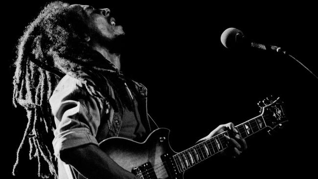 Bob Marley performing in Adelaide in 1979. Picture: Eric Algra