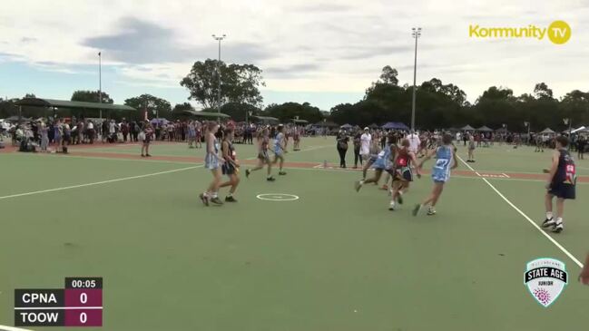 Replay: Netball Queensland State Age Titles - Cornubia Park Silver v Toowoomba Blue (U13)