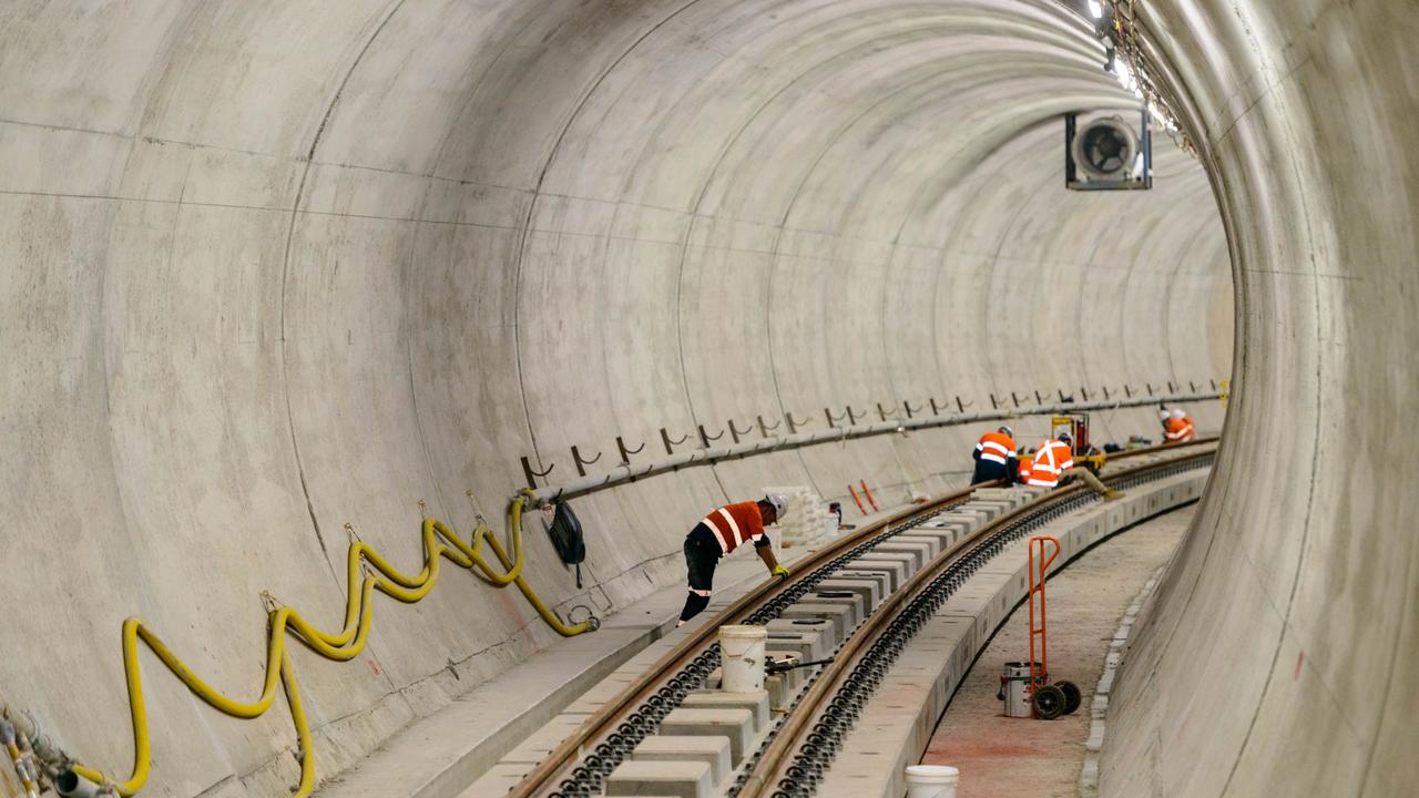 Tracks laid from Boggo Road to Gabba.