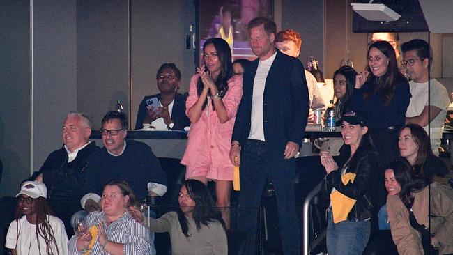 They brought along several members of Team Sussex. Picture: Allen Berezovsky/Getty Images