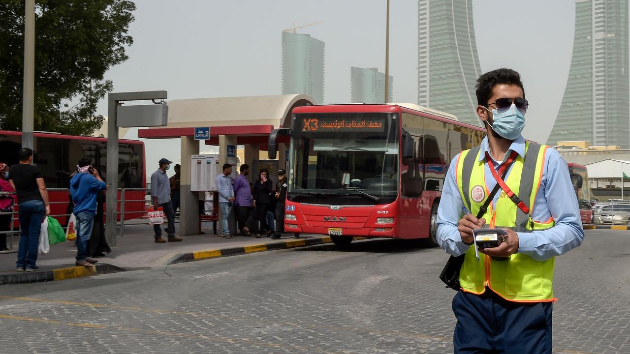 Bahrain has a huge number of asymptomatic virus carriers. Picture: Mazen Mahdi/AFP