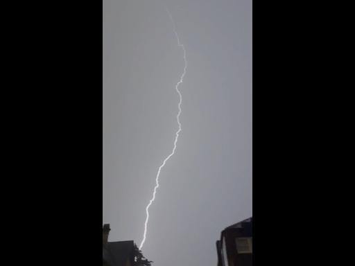 Wild Sydney storm puts on intense lightning show