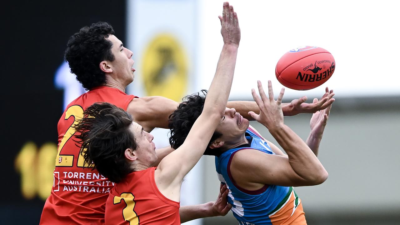 Jack Callinan playing for the Allies on Sunday. Picture: Mark Brake/AFL Photos/via Getty Images