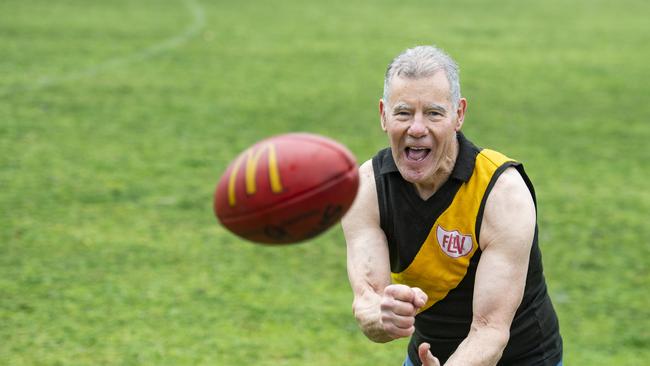 Peter Hall was a star player in the Latrobe Valley league in the 1970s and 1980s. Picture: Zoe Phillips