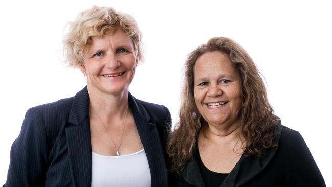 Evolve Communities co-directors Carla Rogers and Aunty Munya Andrews. Picture: Supplied