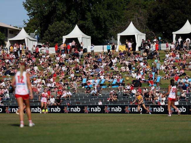 Henson Park is set to be packed to the rafters again on Sunday for the match against Collingwood. Picture: Matt King/AFL Photos/via Getty Images