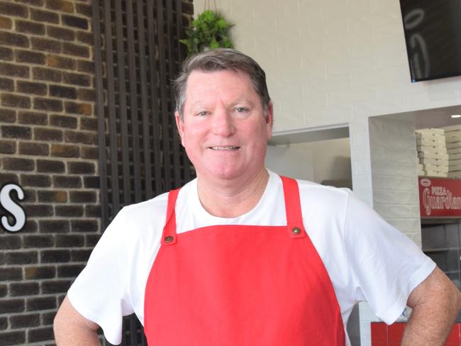 Pizza Guardians founder Tom Potter at the new Rockhampton store this week for the opening.