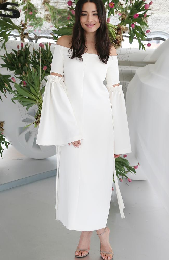 Jessica Gomes was ethereal in Ellery. Picture: Julie Kiriacoudis