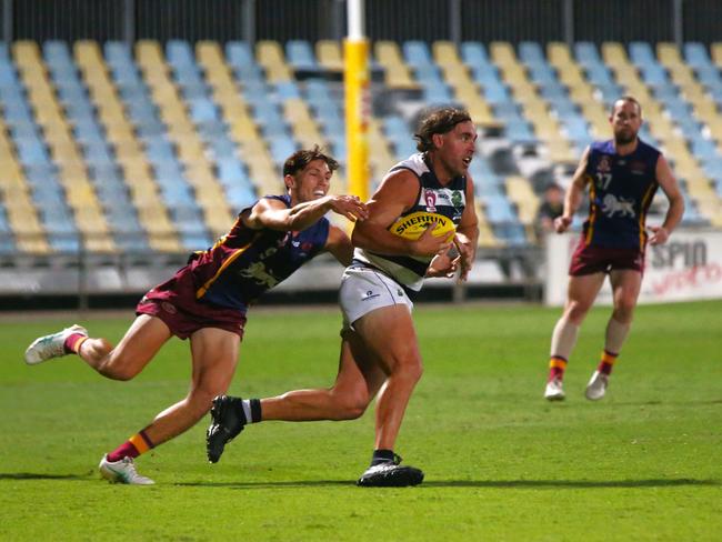 Cairns City Lions v Port Douglas Crocs at Cazalys Stadium. Elimination Final. AFL Cairns 2024. Photo: Gyan-Reece Rocha