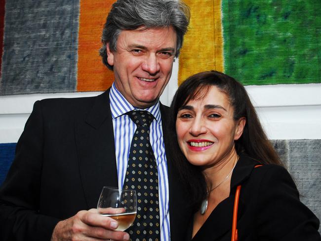 Turfed out: Michael Hammerton and Helen Marmanidis. Picture: Noelle Bobrige