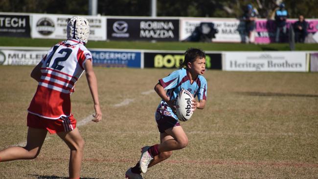 Brisbane Broncos Old Boys action: Keebra Park v Palm Beach Currumbin.