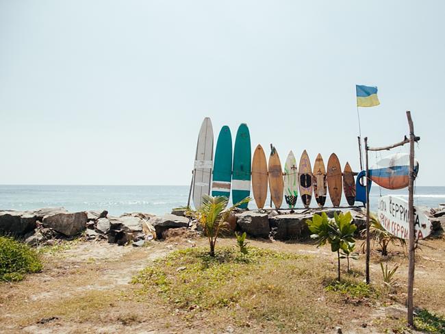 Surf’s up in Sri Lanka. Picture: Lincoln Judd. 