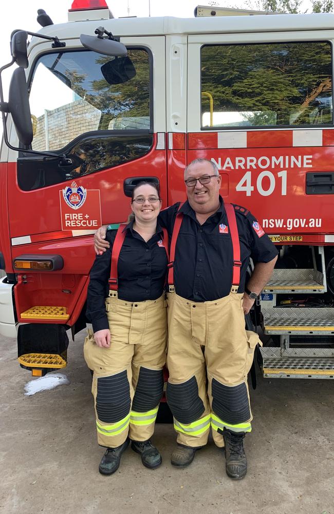 Skye and Ewen Jones at the Narromine Station 401.