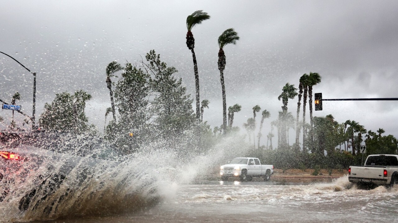 Tropical Storm Hilary, Second Disaster As Monster Storm Hits | News.com ...