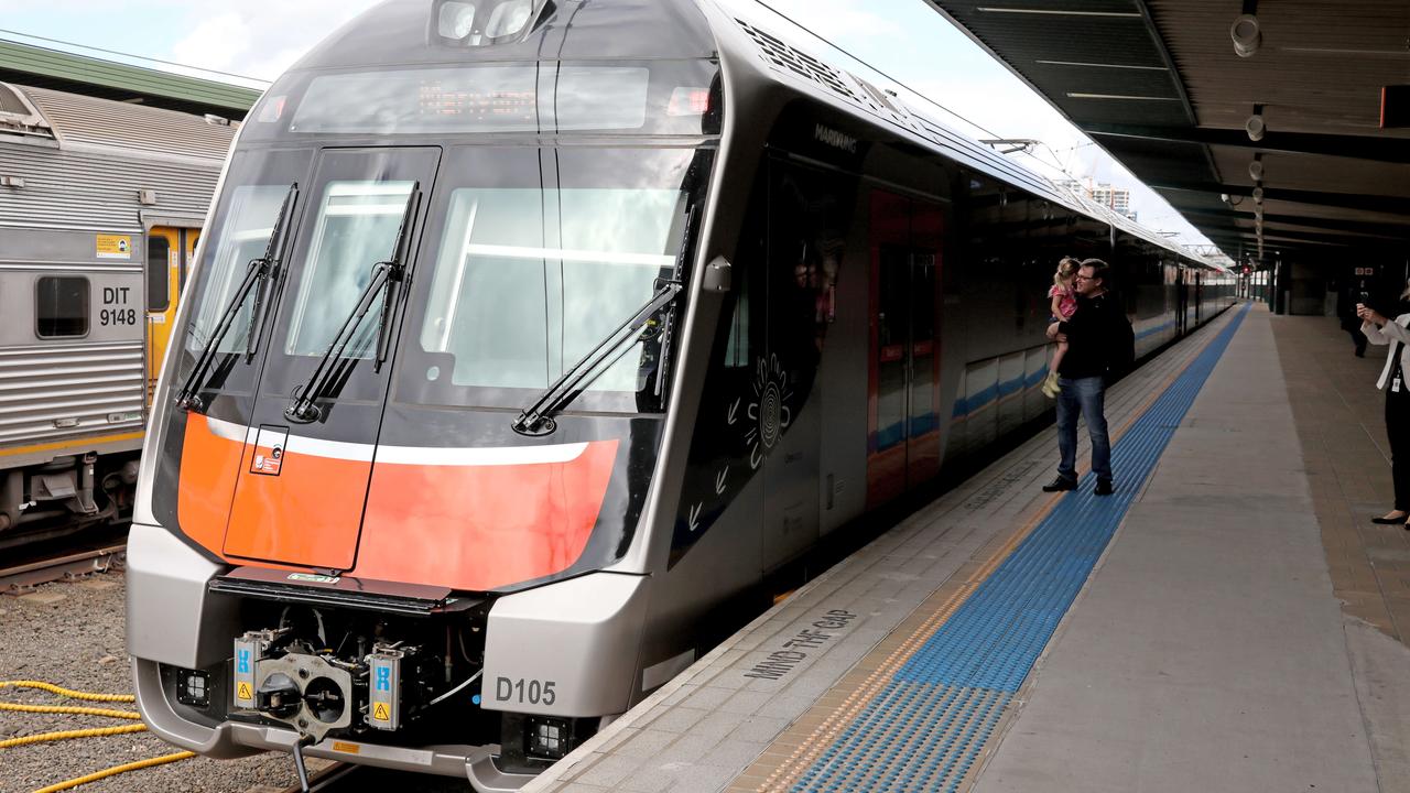 The New Intercity Fleet trains have been sitting dormant for years. Picture: NCA NewsWire / Damian Shaw