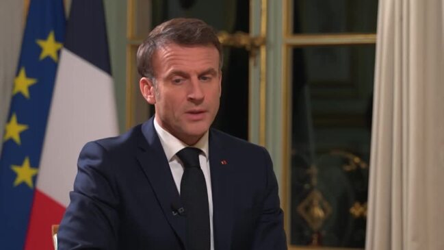 France's Macron urges Israel to stop bombing Gaza