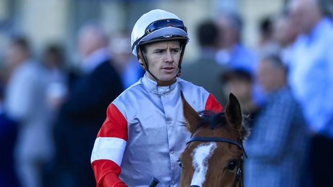 Jason Collett partners the Sam Cavanagh-trained Kayobi at Kembla. Picture: Getty Images