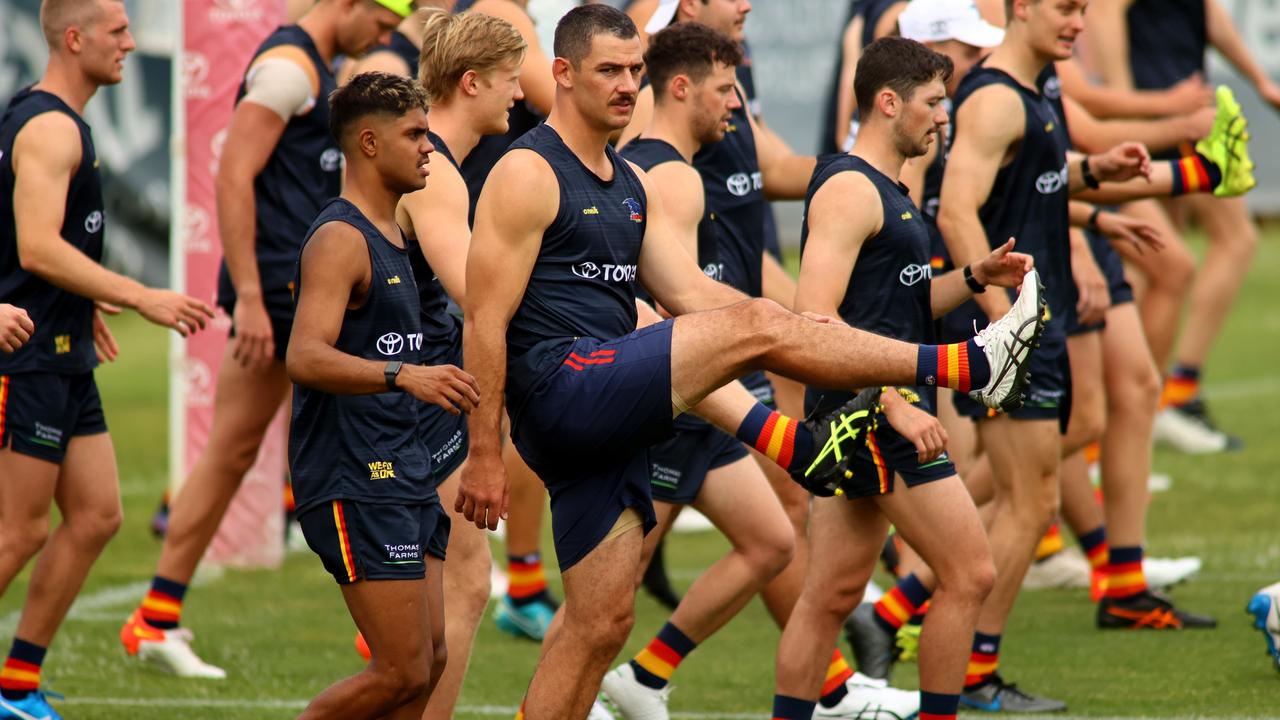 Taylor Walker still has a massive role to play for the Crows. Picture: Kelly Barnes