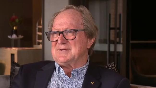 Kevin Sheedy opened up about his health scare. Photo: Channel 7.