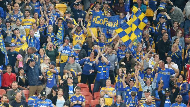 The Eels faithful will be treated to the best gameday experience in the country. Picture: AAP