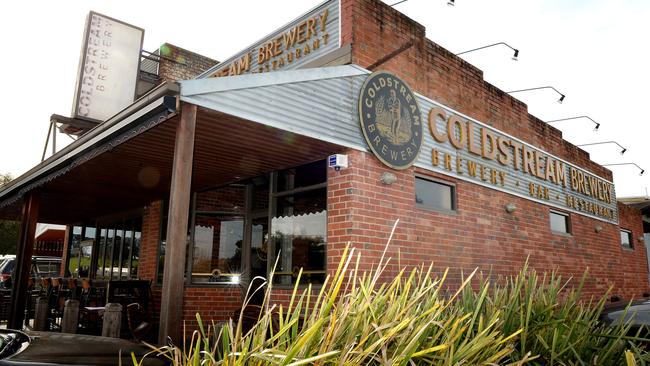 Enjoy a beer or a cider with a tasty pizza or shared plates at Coldstream Brewery. Picture: Steve Tanner