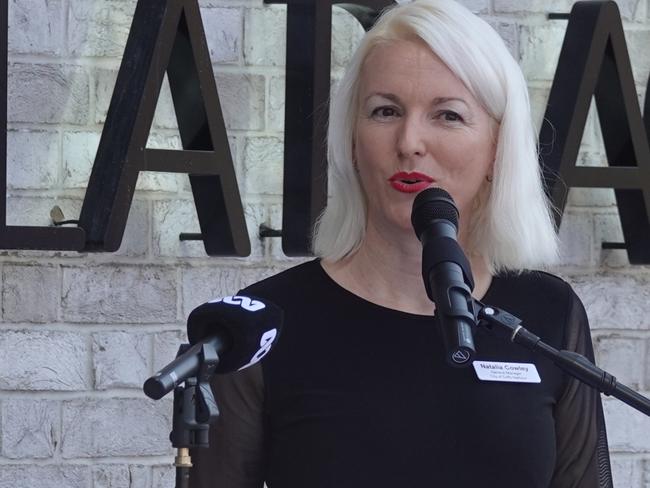 City of Coffs Harbour general manager Natalia Cowley. Official opening of Yarrila Place, Coffs Harbour's new cultural and civic space, September 16, 2023. Picture: Chris Knight