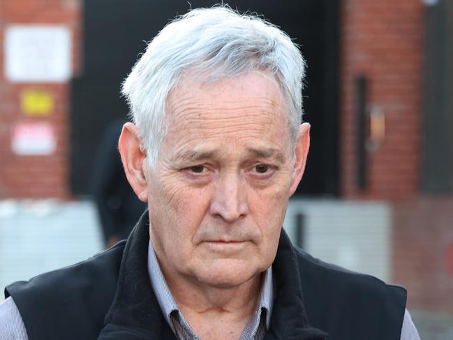 MELBOURNE, AUSTRALIA- NewsWire Photos MAY 06, 2025: Ian Wilkinson leaves  Latrobe Courts in Morwell where Erin Patterson is  standing trail over the alleged poisoning deaths of three relatives with a beef wellington. Picture:  NewsWire/ David Crosling