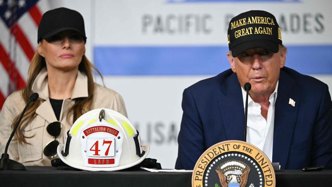 Mr and Mrs Trump might be made for one another. Picture: Mandel Ngan/AFP