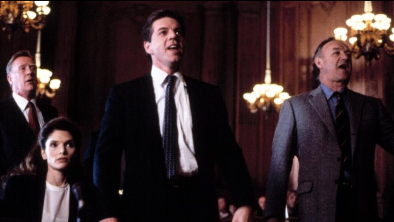 #45: Jedediah Tucker Ward in Class Action (1991) - Hackman plays an attorney representing an accident victim in court against his daughter, who is arguing for the defence.