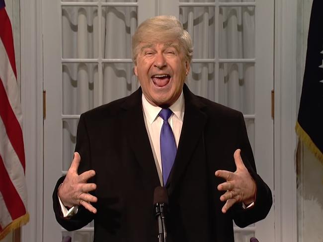 Alec Baldwin as Donald Trump on Saturday Night Live.