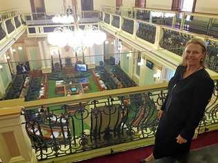 STEP UP: Member for Noosa Sandy Bolton is sworn in and ready to serve in the Queensland Parliament. Picture: Contributed