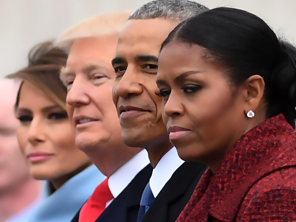 Some say Ms Obama could beat Donald Trump. Picture: AFP