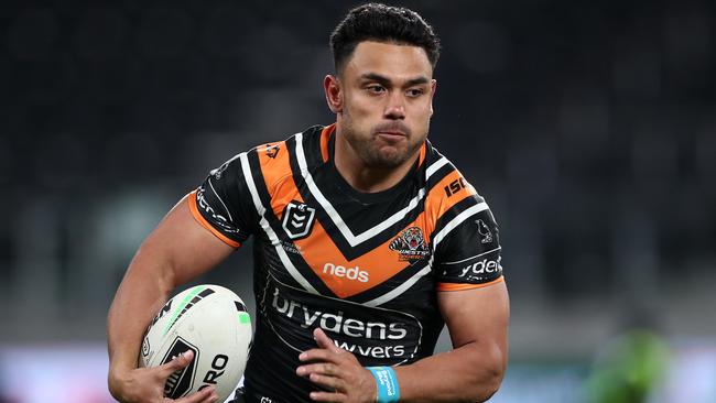 David Nofoaluma has faith in the Tigers to bounce back. Picture: Cameron Spencer/Getty Images