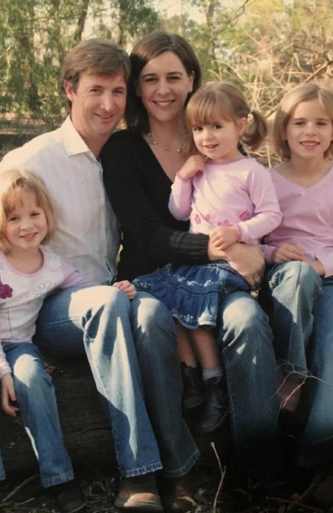 Deb and Jason Frecklington with Isabella, Elke and Lucy.