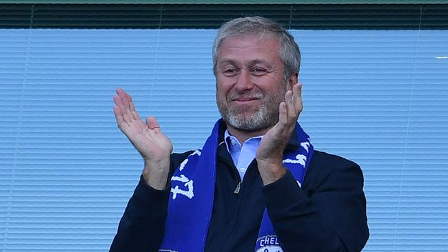 Billionaire Russian oligarch Roman Abramovich is being heavily sanctioned because of his close ties to Putin. Picture: Ben Stansall / AFP