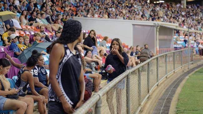 Crowds flocked to TIO Stadium to watch Gary Ablett Jr play his first match in two years. Picture: (A)manda Parkinson