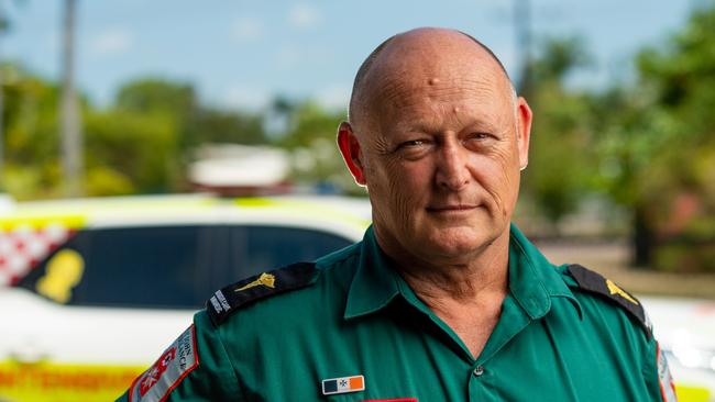 St John intensive care paramedic Jeff Buteux was one of the first emergency responders on the scene and says Patrick is exceptionally lucky to have survived. Picture: Che Chorley