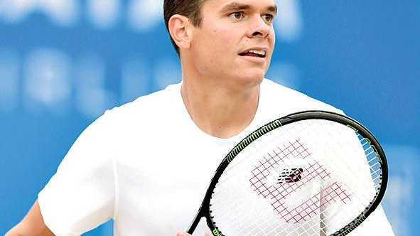 Milos Raonic. Picture: FACUNDO ARRIZABALAGA