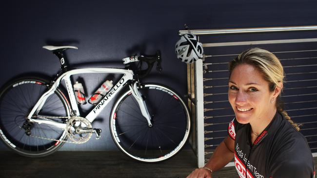 Former pro cyclist and now team owner Rochelle Gilmore.