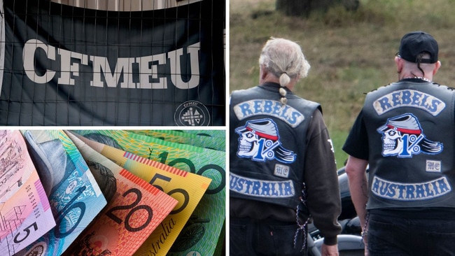 Bikies threaten CFMEU staff for compensation