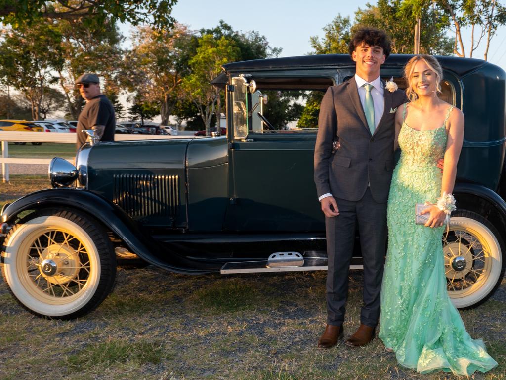 Will McKenzie and Cherokee Bajada at Mackay State High School, Mackay Turf Club Saturday 14 October 2023 Picture: Michaela Harlow