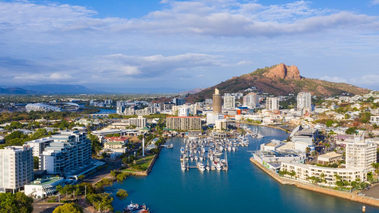 Aerial  shot of Townsville