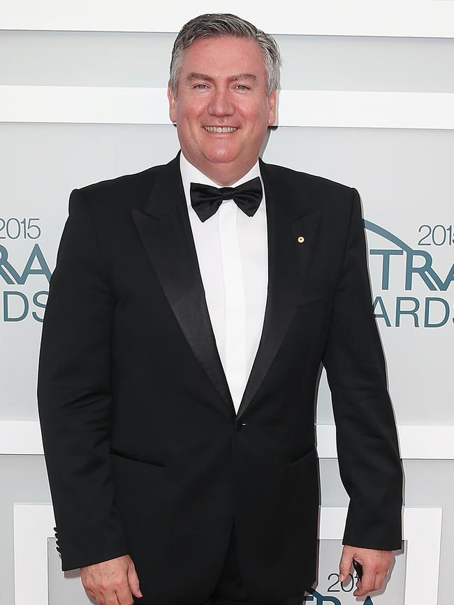 Eddie McGuire has been nominated for best male presenter. Picture: Getty Images