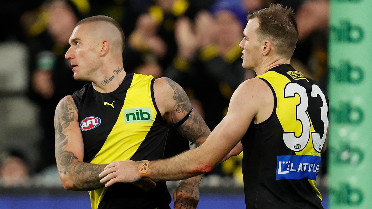 Dustin Martin is expected to miss this week’s clash with Carlton. Picture: Getty Images