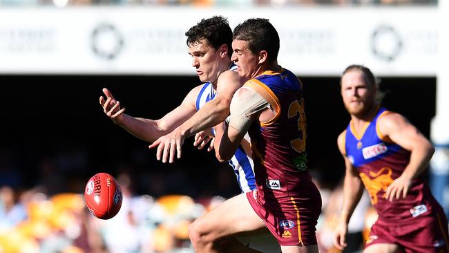 Tom Rockliff of the Lions in 2017. (AAP Image/Dan Peled) NO ARCHIVING, EDITORIAL USE ONLY