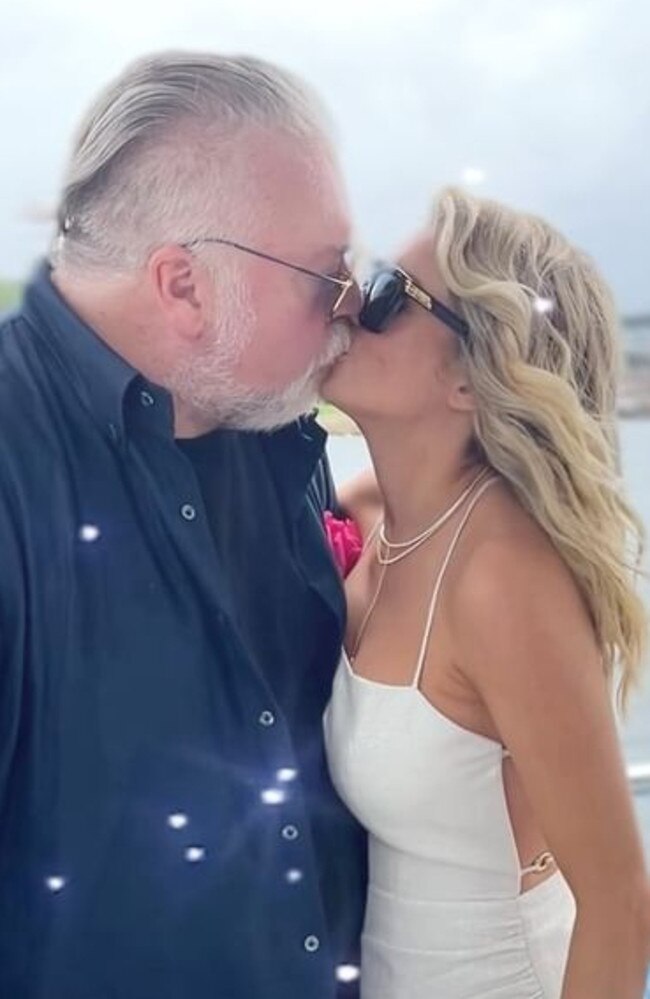 Kyle Sandilands, 51, is set to wed fiancée Tegan Kynaston, 36 on the weekend. Picture: Instagram.